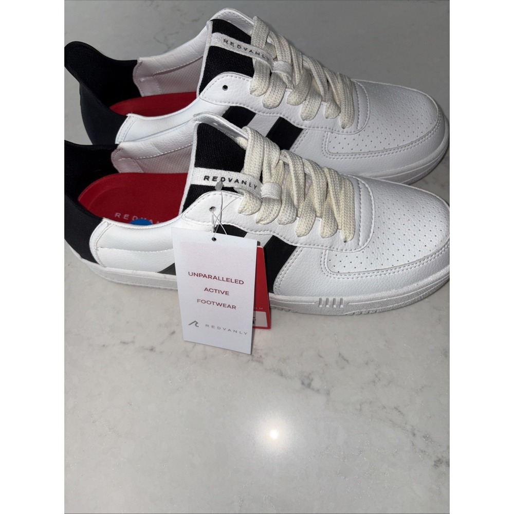 Redvanly Contender Tux Golf Shoes Mens 11.5 Spikeless White/Black Sneakers New